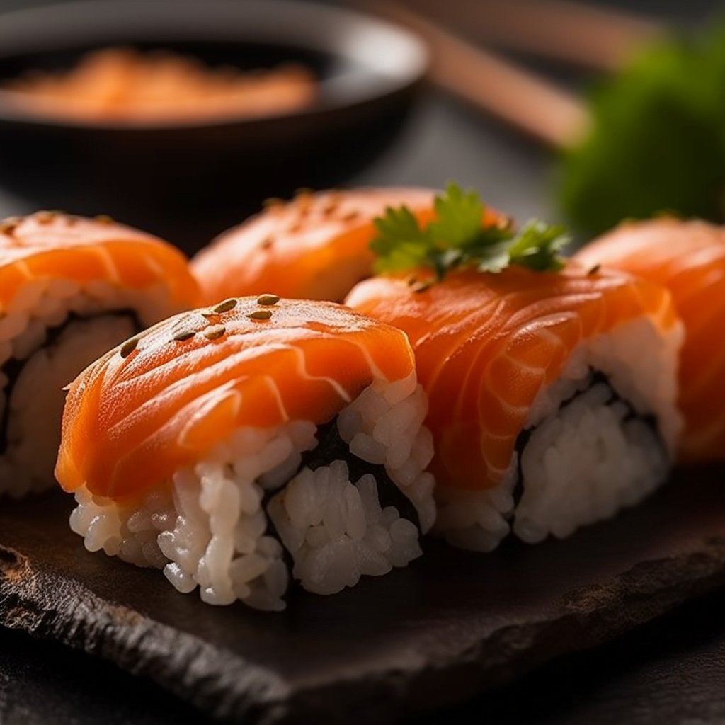 koldrøget laks til sushi